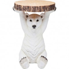 Side Table Animal Polar Bear Ø37cm